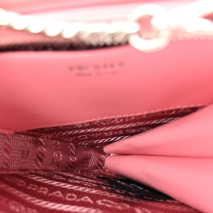 Prada Saffiano Mini Triangle Crossbody Pouch Petalo 6 of 12