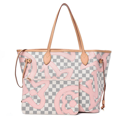 Louis Vuitton Damier Azur Tahitienne Neverfull MM 1 of 13