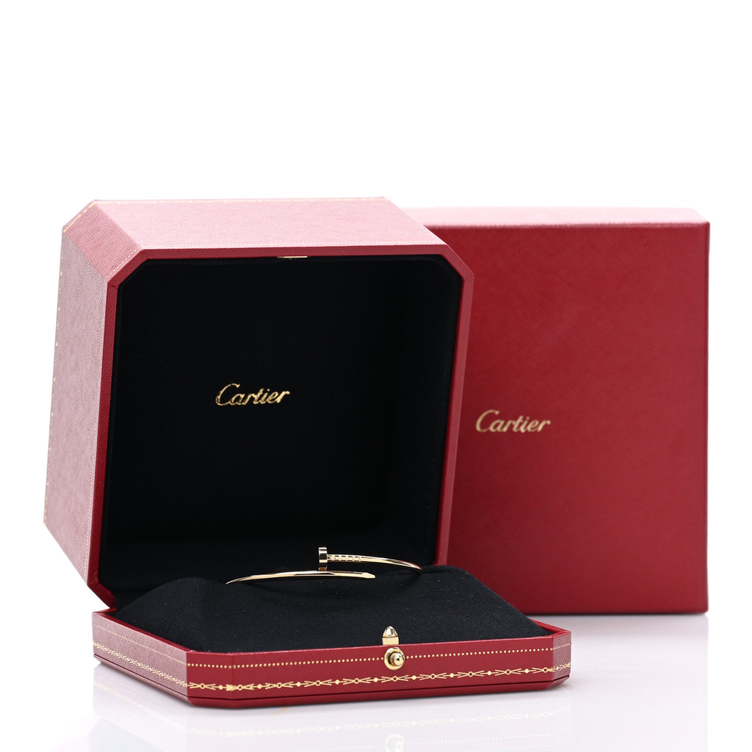 Cartier 18K Yellow Gold Small Juste Un Clou Bracelet 17 4 of 4