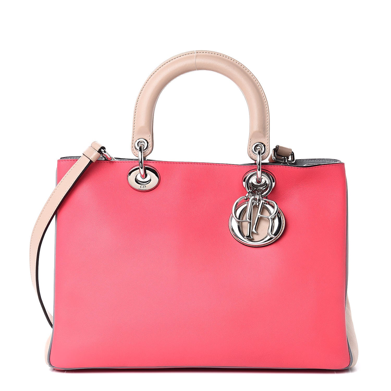 Christian Dior Smooth Calfskin Medium Tri-Color Diorissimo Multicolor 1 of 12