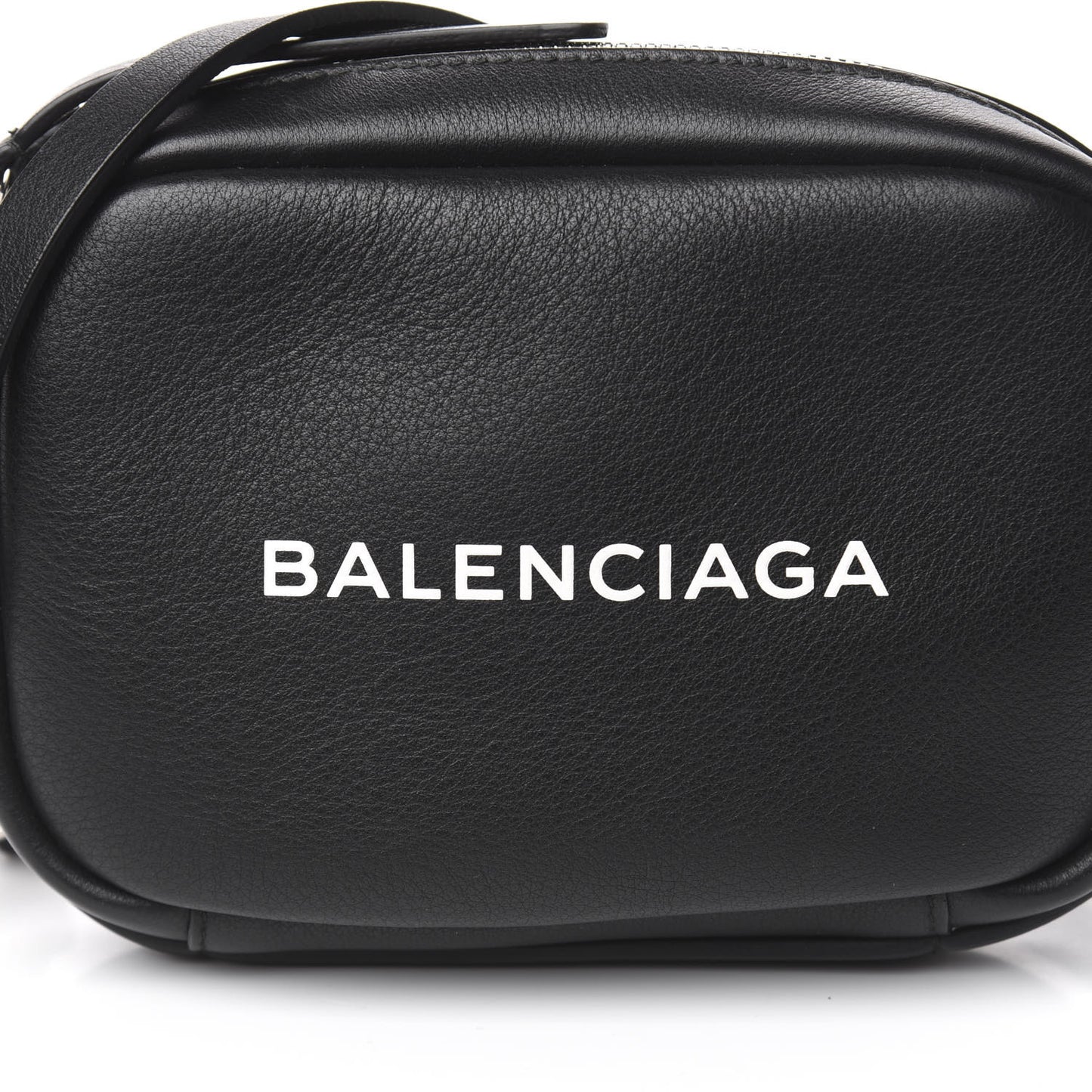 Calfskin Logo XS Everyday Camera Bag Black