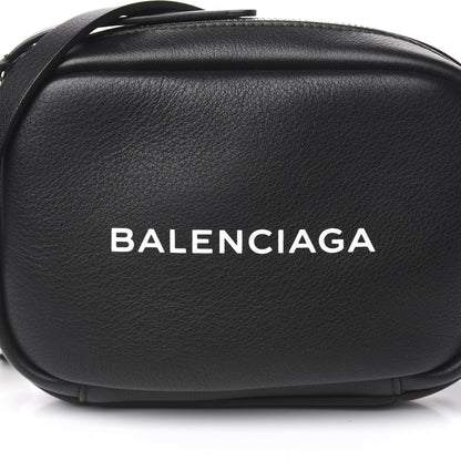 Balenciaga Calfskin Logo XS Everyday Camera Bag Black 10 of 11
