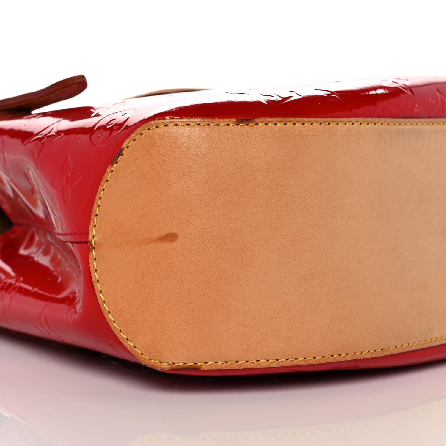 Louis Vuitton Vernis Biscayne Bay GM Rouge 6 of 10