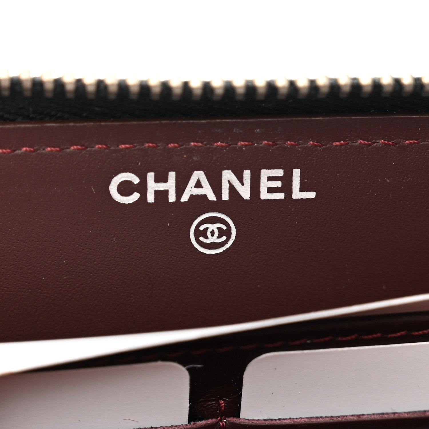 Chanel Caviar Quilted Large Gusset Zip Around Wallet Black 6 of 9