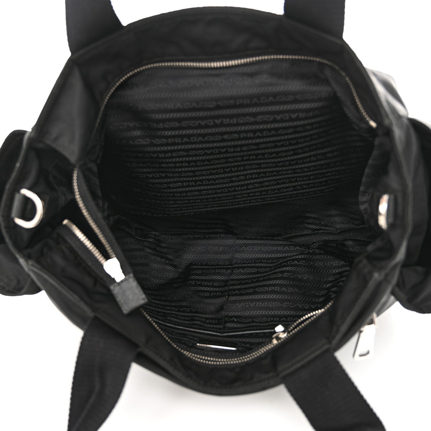 Tessuto Nylon Diaper Bag Black