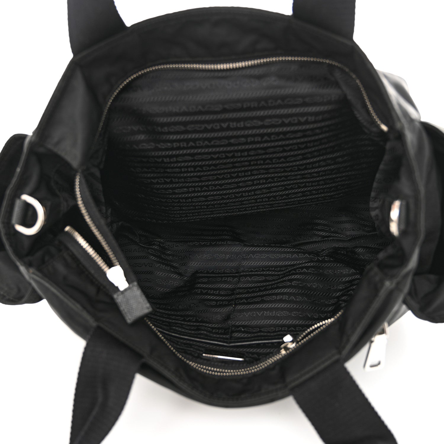 Prada Tessuto Nylon Diaper Bag Black 5 of 10