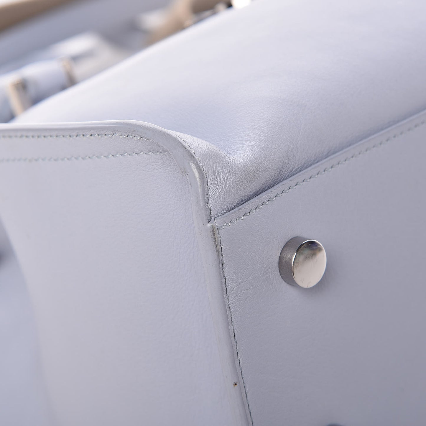 Calfskin Monogram Baby Cabas Sugar Paper