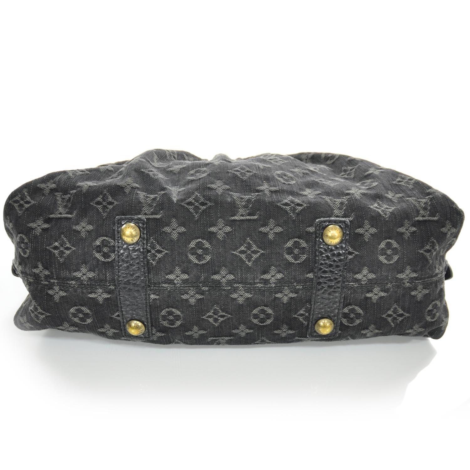 Louis Vuitton Denim Neo Cabby MM Black 4 of 8