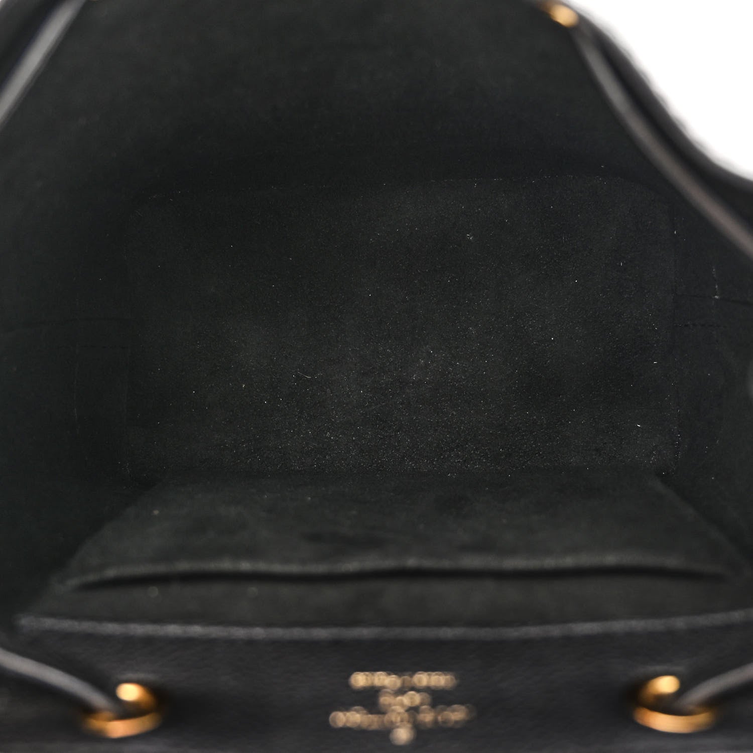Louis Vuitton Calfskin Lockme Mini Backpack Black 5 of 12