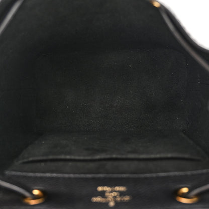 Louis Vuitton Calfskin Lockme Mini Backpack Black 5 of 12