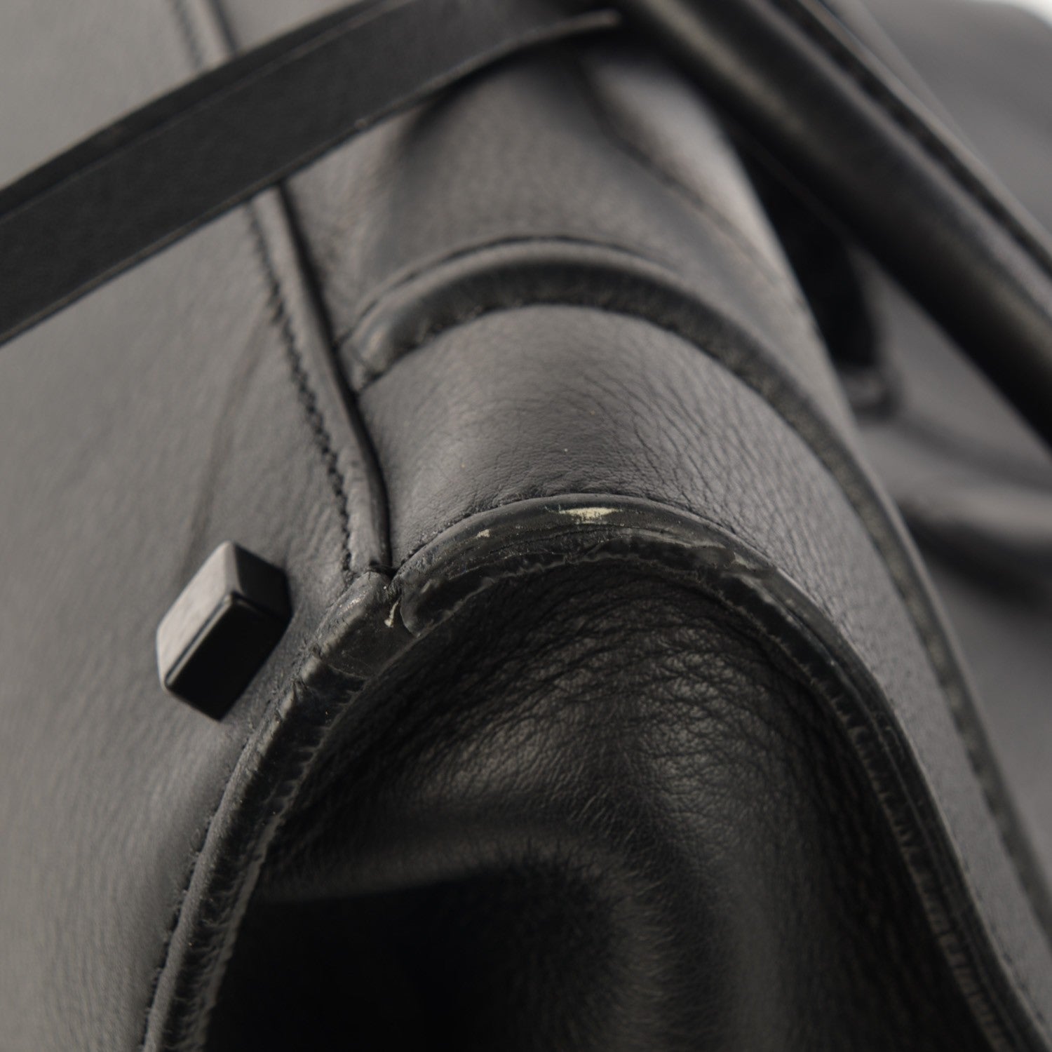 Celine Supple Calfskin Medium Phantom Luggage Black 12 of 16