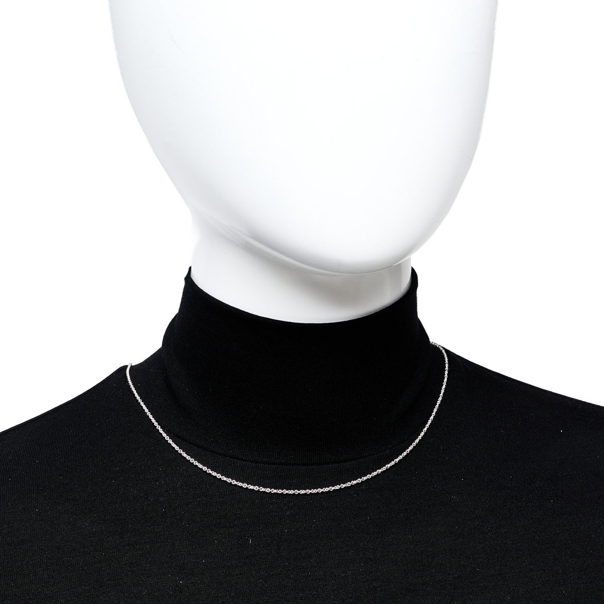 Tiffany Sterling Silver Chain Necklace 16" 2 of 6