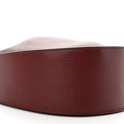 The Row Deerskin Drawstring Pouch Burgundy 8 of 10