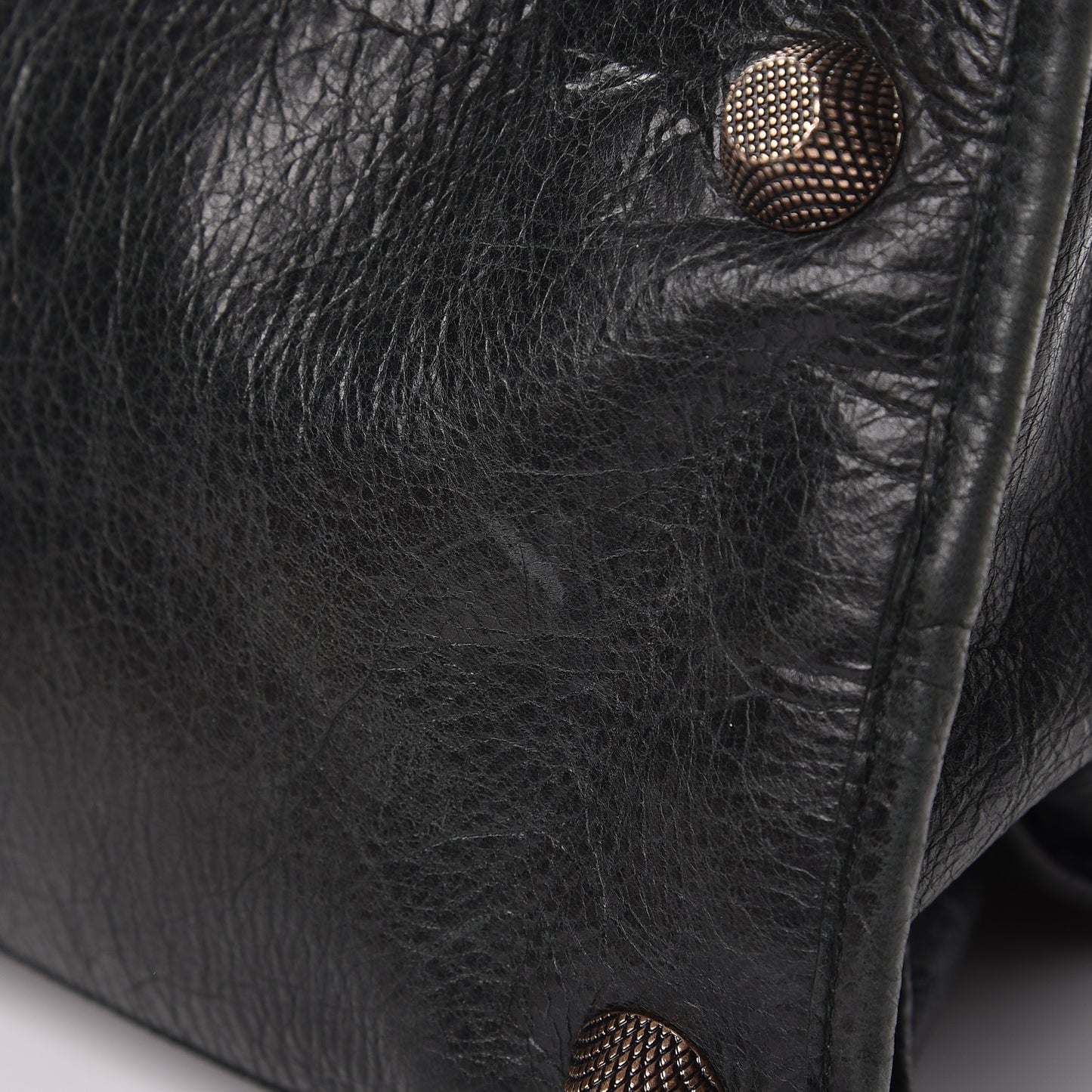 Agneau Giant 21 Rose Gold Hardware Work Black