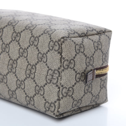 Gucci Soft GG Supreme Monogram Calfskin Medium Ophidia Cosmetic Case Beige Ebony New Acero 9 of 10