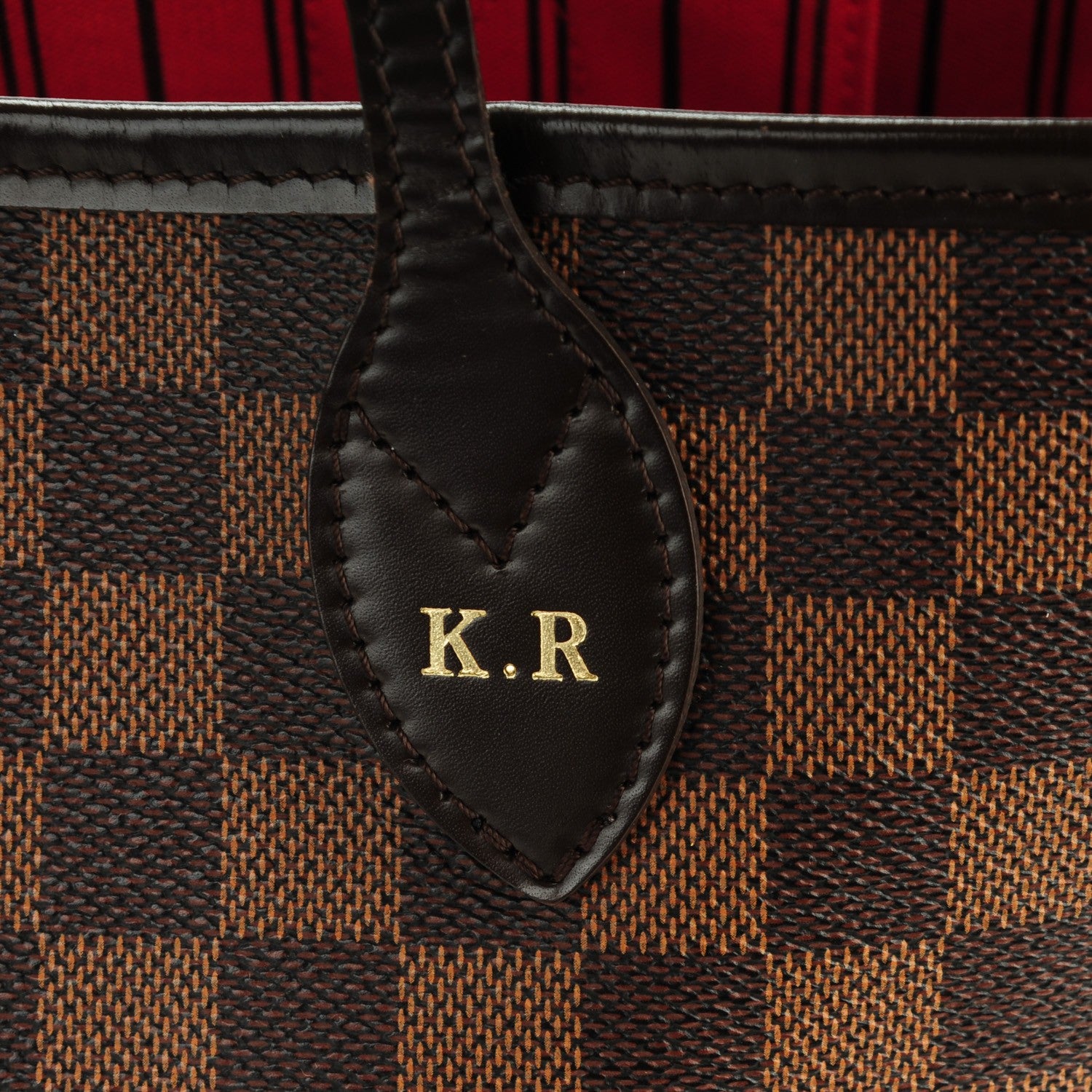 Louis Vuitton Damier Ebene Neverfull MM 6 of 10