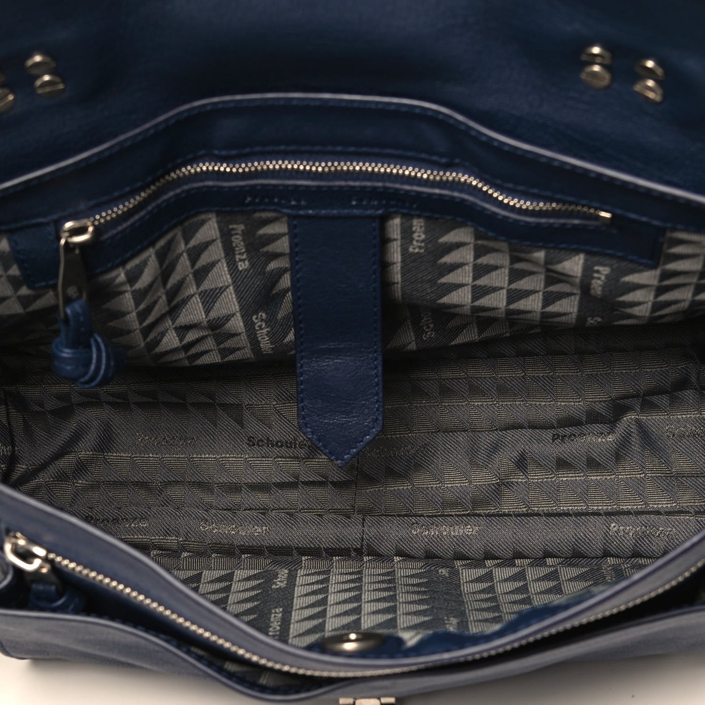 Lambskin Medium PS1 Satchel Navy