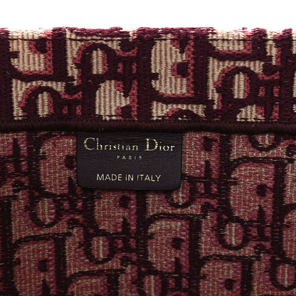 Christian Dior Oblique Large Book Tote Burgundy Multicolor 6 of 13