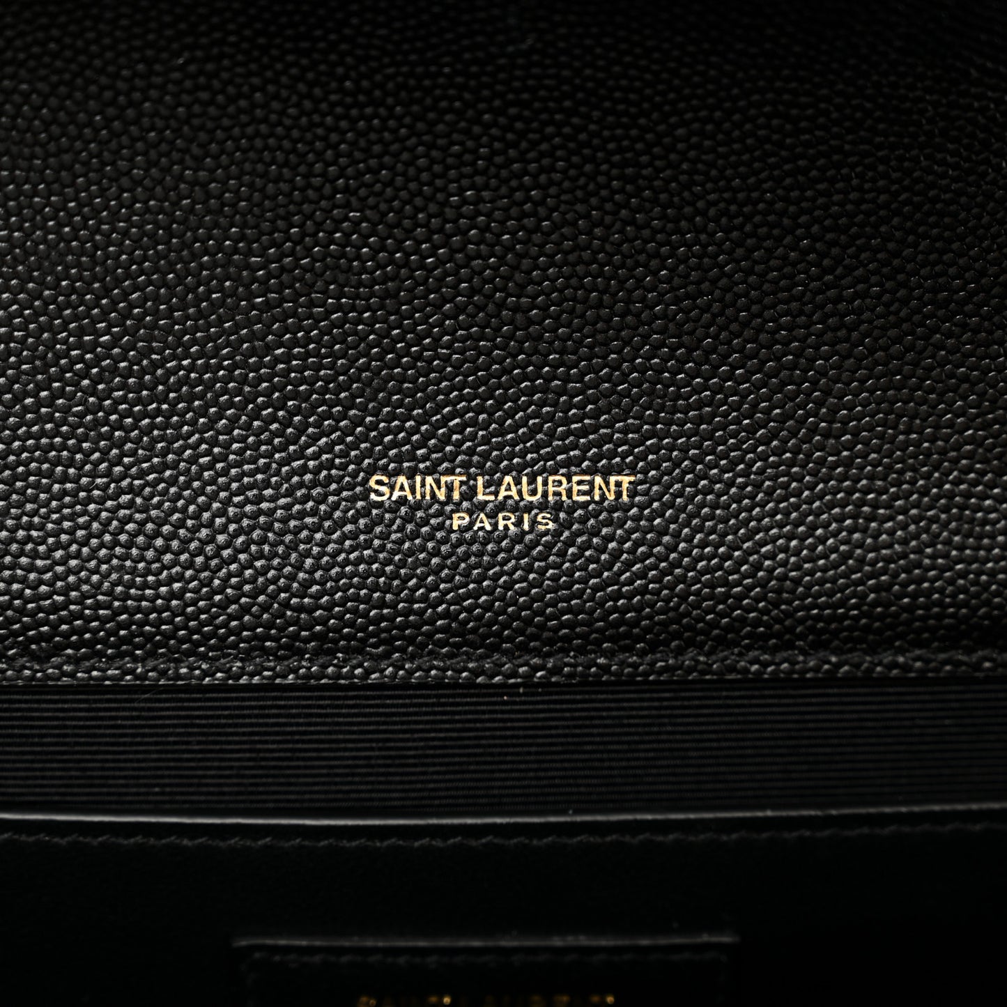Grain De Poudre Textured Mixed Matelasse Triquilt Medium Monogram Satchel Black