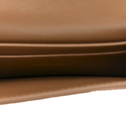 Celine Shiny Calfskin Triomphe Flap Card Holder Bronze 5 of 8