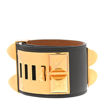 Hermes Swift Collier de Chien CDC Bracelet S Black 3 of 8