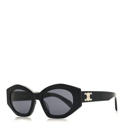 Celine Acetate Triomphe 01 Sunglasses CL 40238U Black 1 of 7