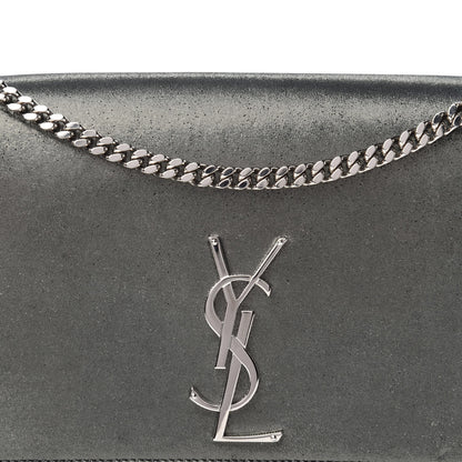 Saint Laurent Metallic Glitter Classic Monogram Medium Classic Monogram Kate Satchel Silver 11 of 11
