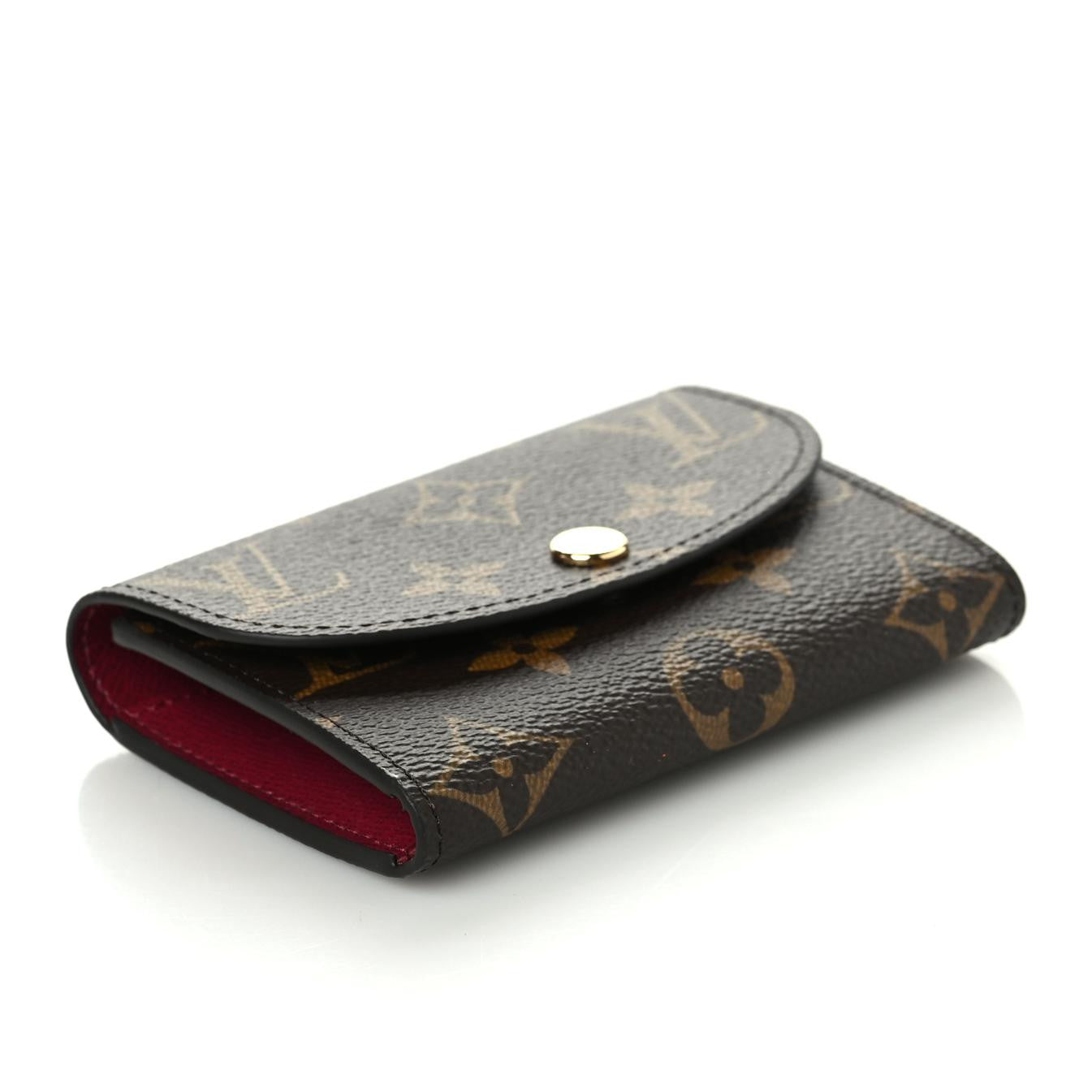 Monogram Rosalie Coin Purse Fuchsia