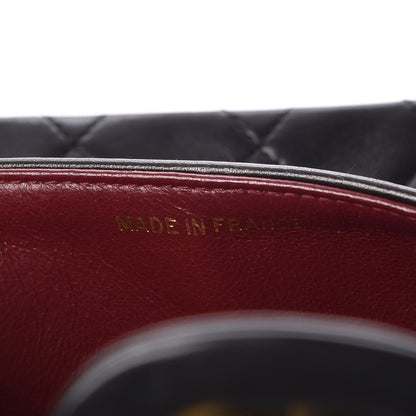Chanel Lambskin Quilted Small Double Flap Black 7 of 8