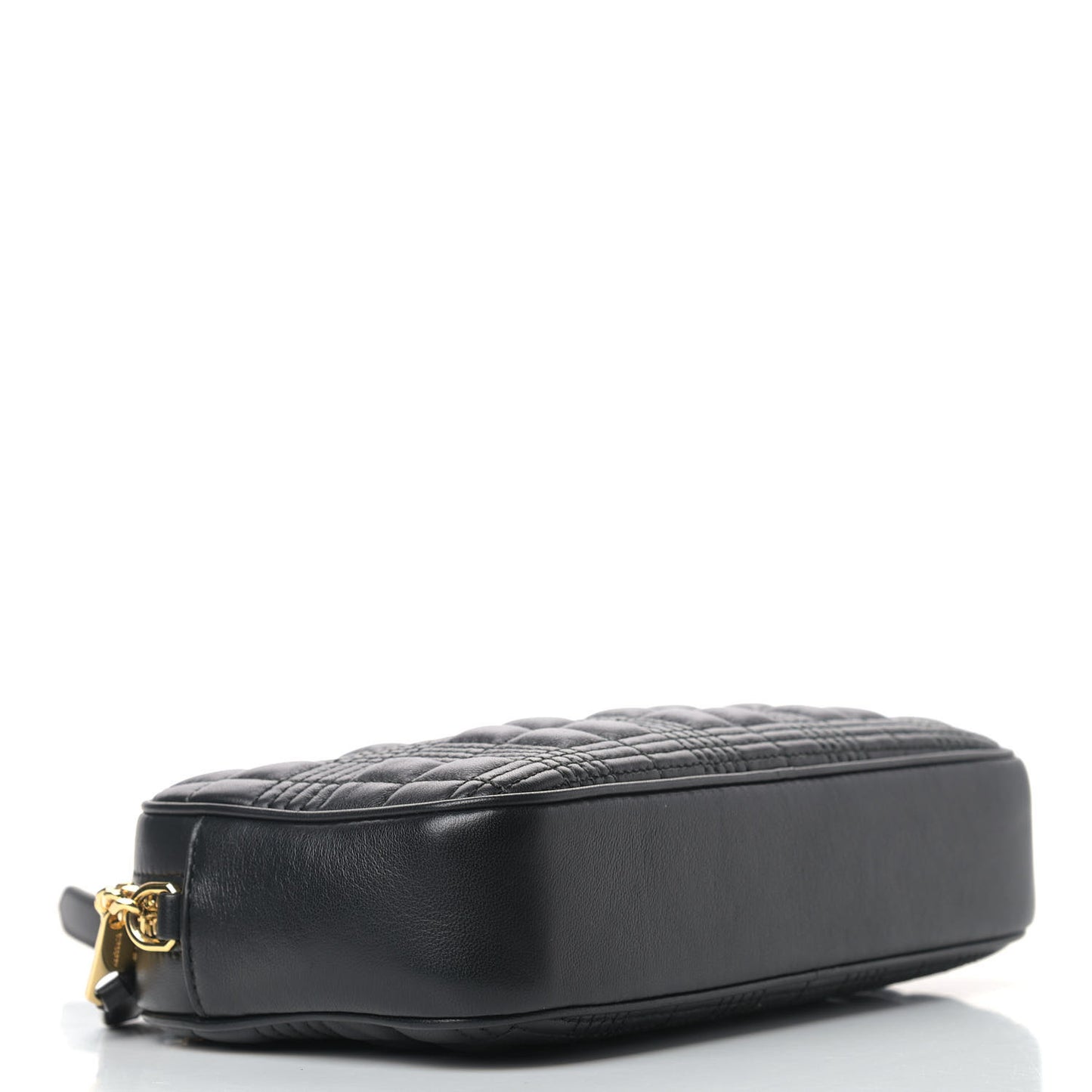 Lambskin Quilted Camera Bag Black