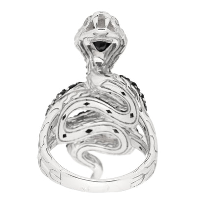 John Hardy Sterling Silver Multi Gemstone Legends Cobra Ring 57 8 3 of 4