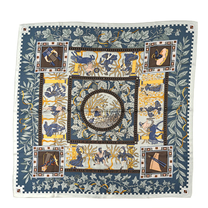 Hermes Silk Musique Des Dieux Scarf 90 1 of 4