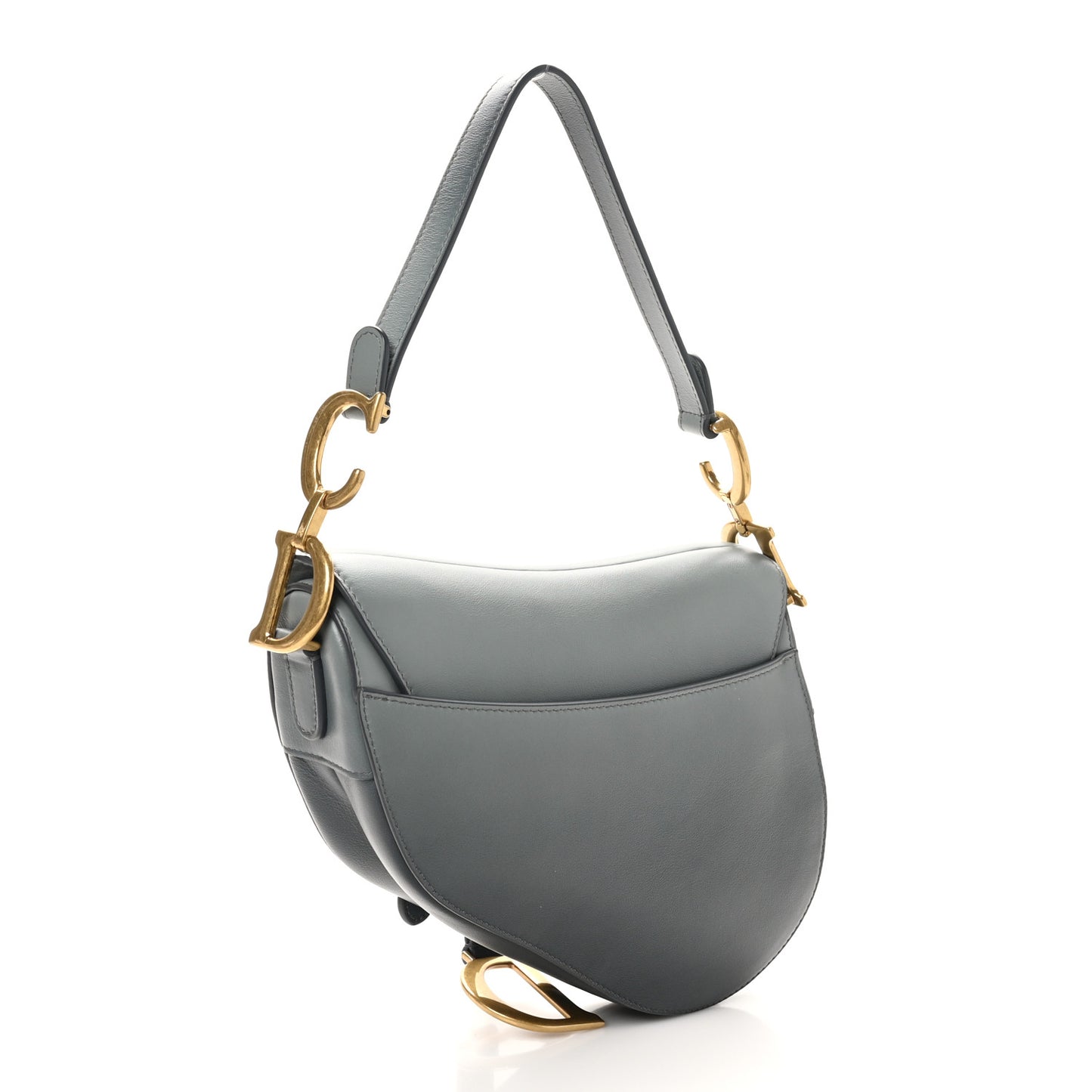 Calfskin Saddle Bag Gris