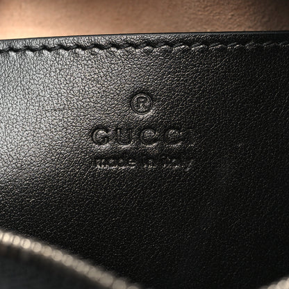 Gucci Calfskin Matelasse Aria Mini GG Marmont Chain Shoulder Bag Black 6 of 11