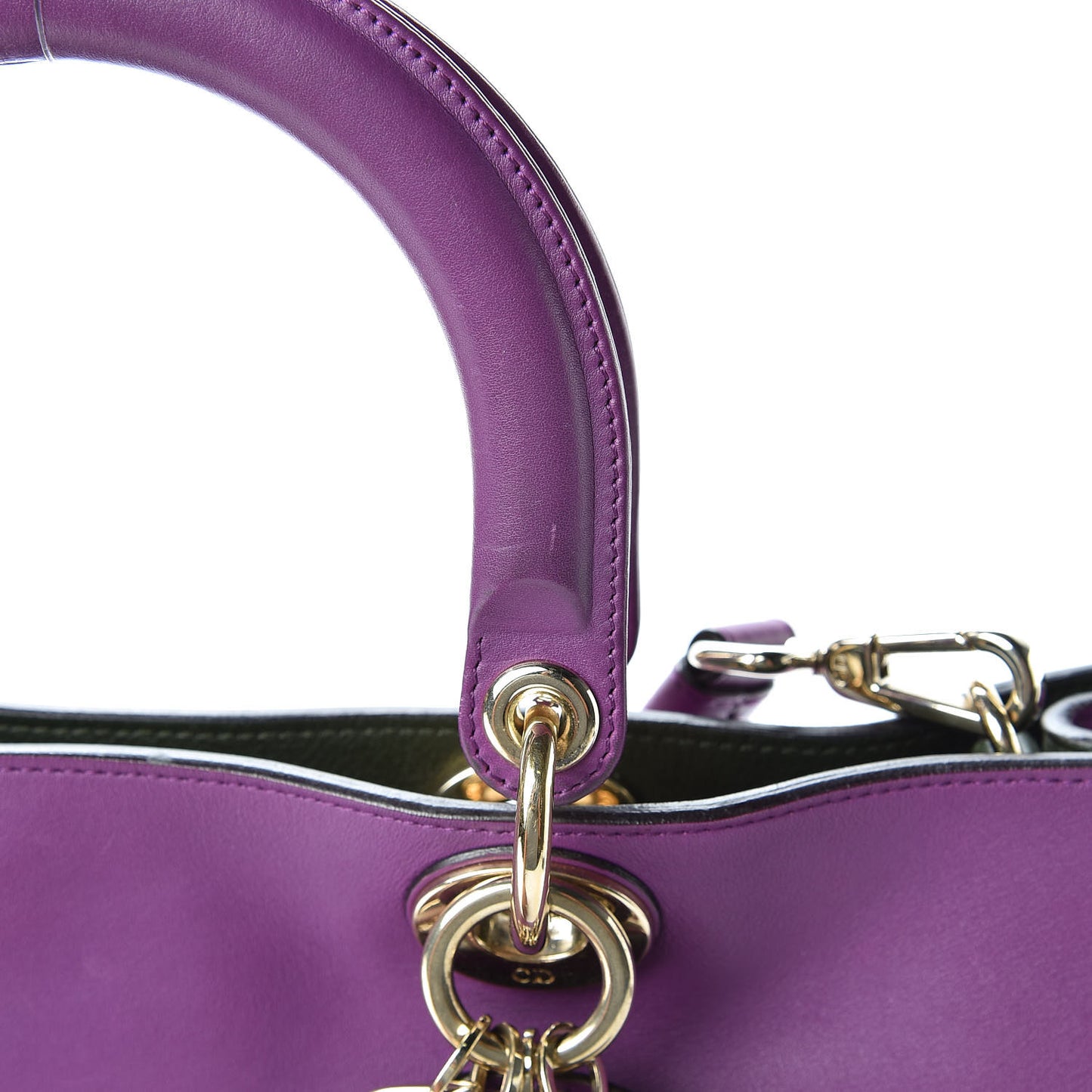 Smooth Calfskin Large Diorissimo Tote Purple