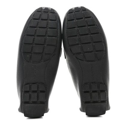 Louis Vuitton Taiga Mens Monte Carlo Car Shoe Moccasin Loafers 45 Black 5 of 11