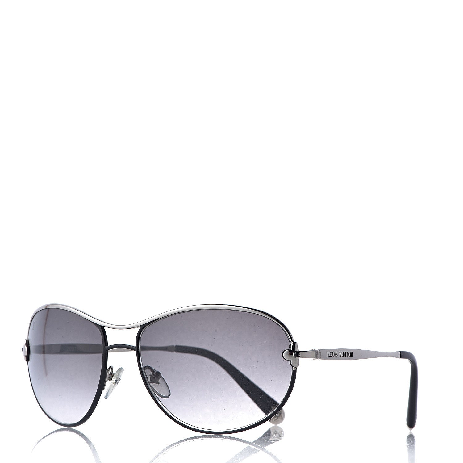 Louis Vuitton Mimosa Sunglasses Z0379U Silver 1 of 9