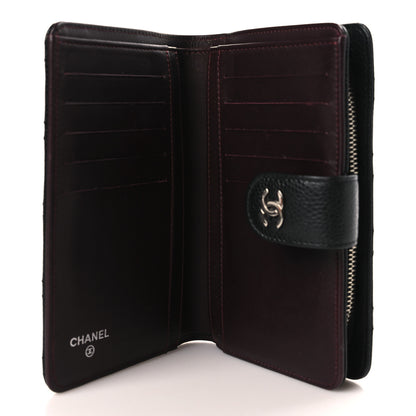 Chanel Caviar Quilted CC French Wallet Black 5 of 6