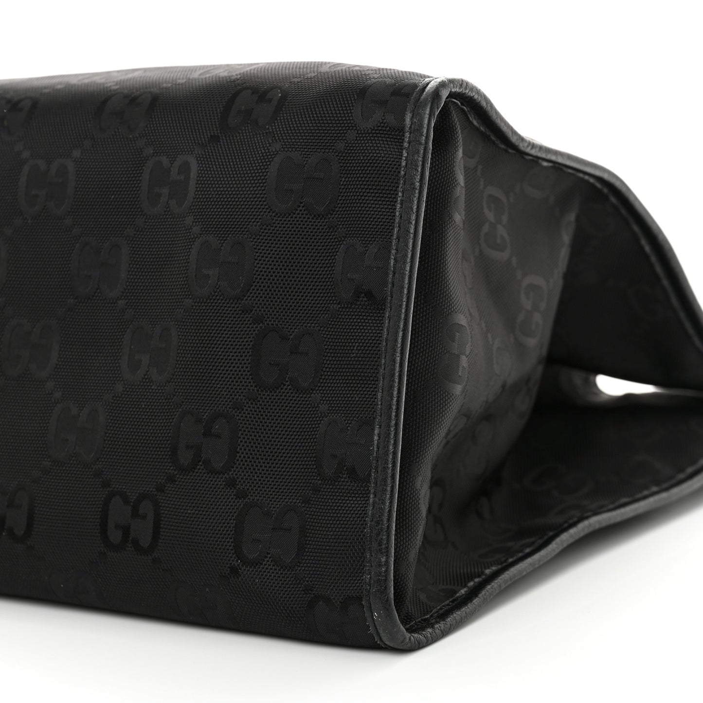 Econyl Nylon Monogram Large Off The Grid Tote Bag Black