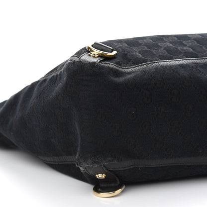 Gucci Monogram Large Abbey Tote Black 8 of 9