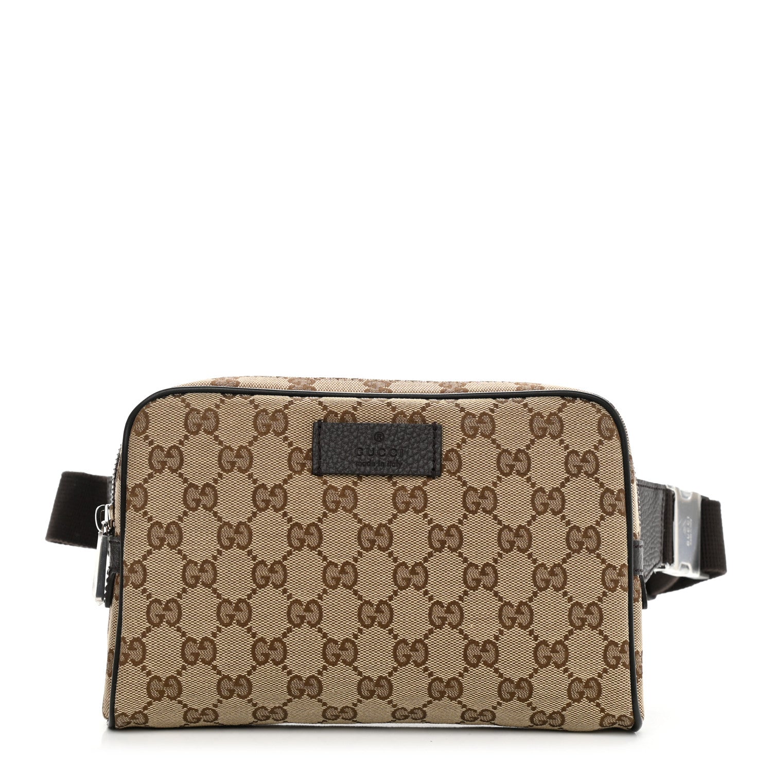 Gucci Monogram Belt Bag Dark Brown 1 of 10