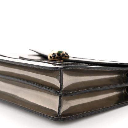 Bulgari Metallic Calfskin Serpenti Forever Crossbody Bag Silver 10 of 11
