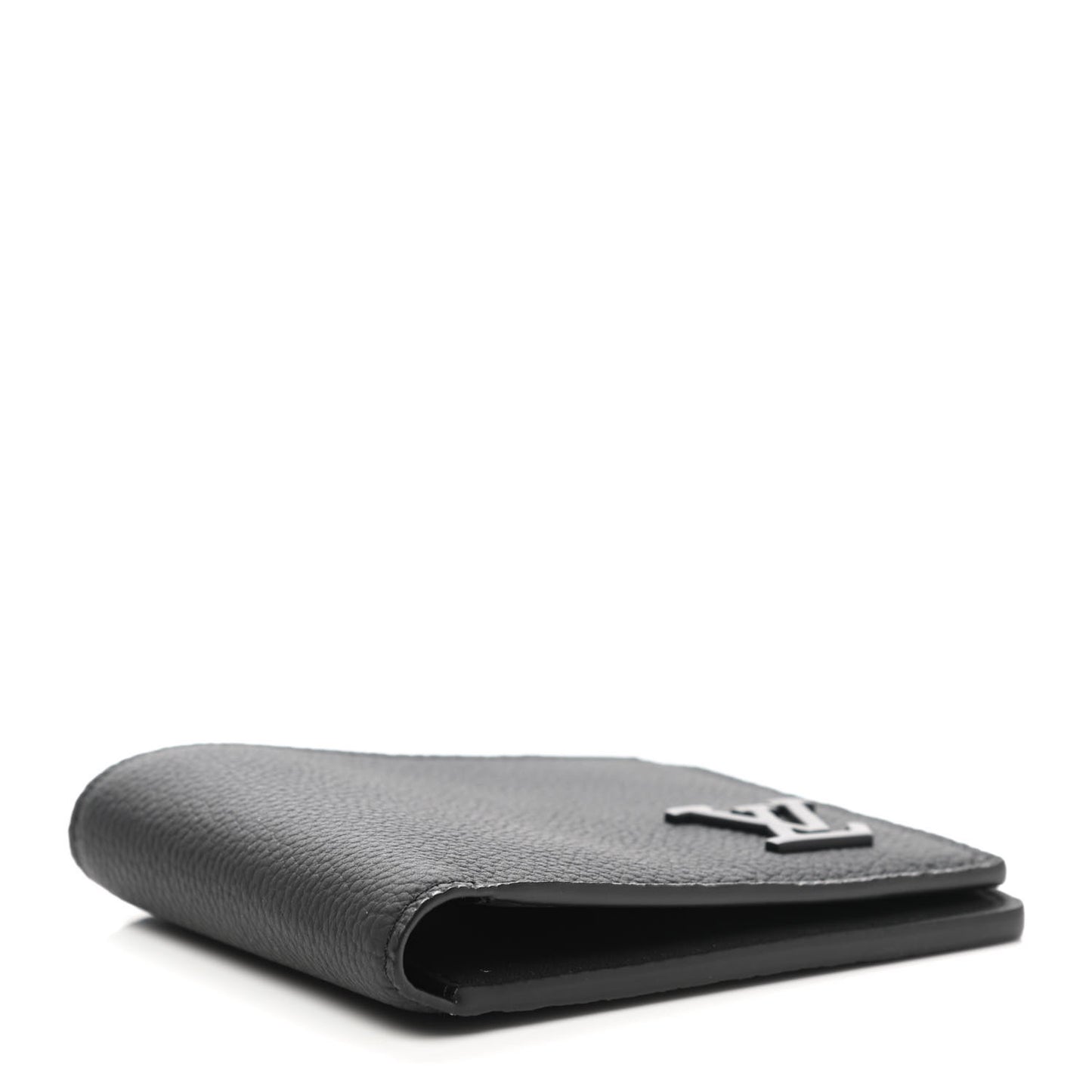 Grained Calfskin Aerogram Multiple Wallet Black