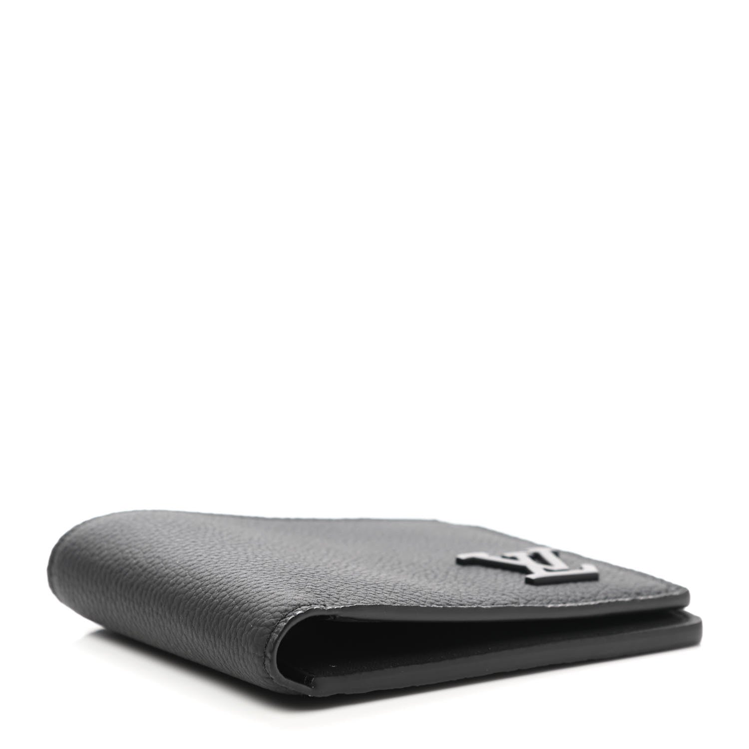 Louis Vuitton Grained Calfskin Aerogram Multiple Wallet Black 4 of 7