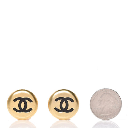 Chanel CC Clip On Earrings Gold 2 of 4