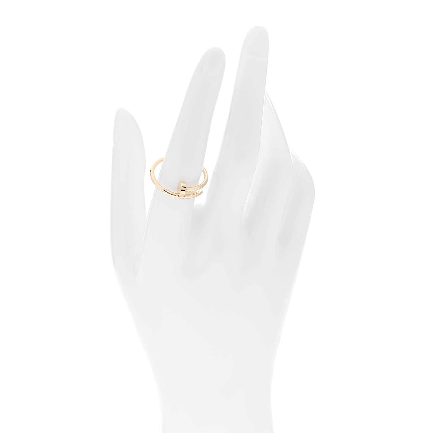 Cartier 18K Yellow Gold Small Juste Un Clou Ring 61 9.5 2 of 6