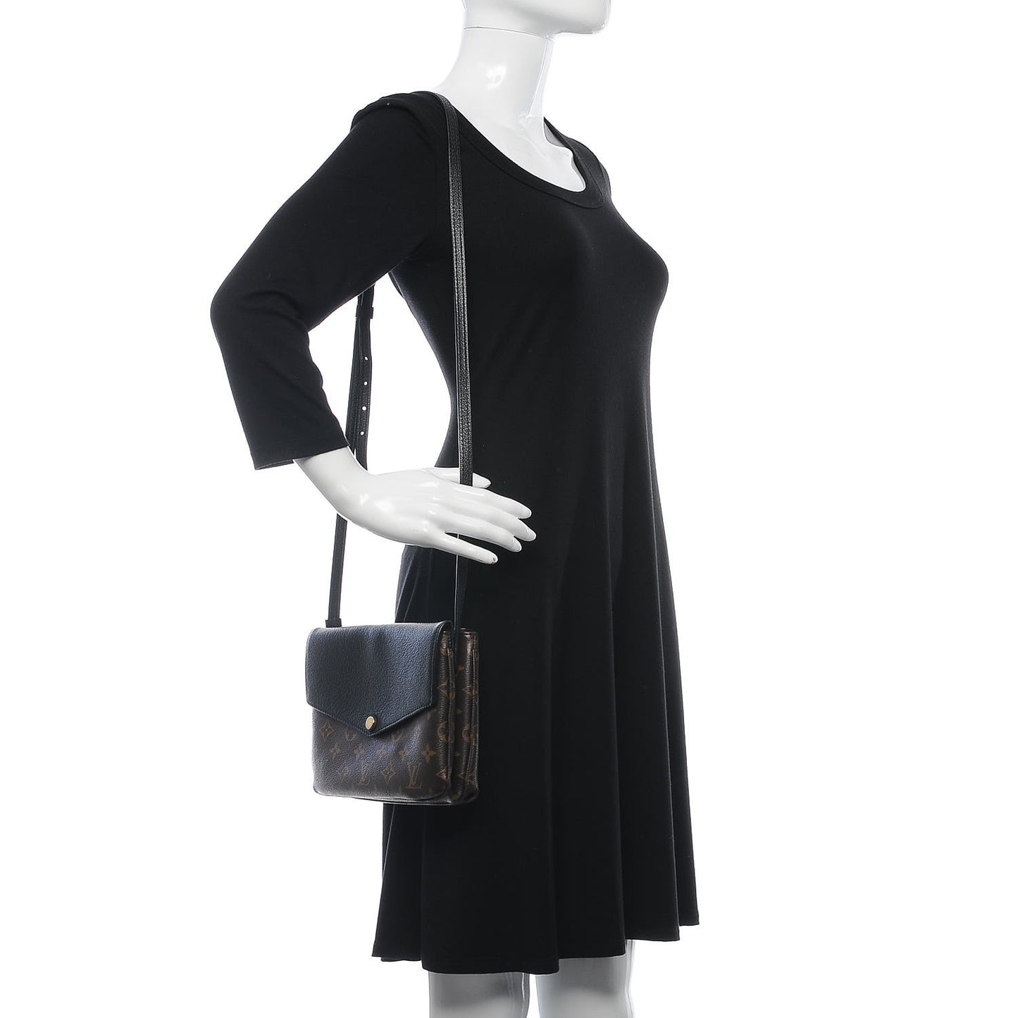 Monogram Twice Pochette Black