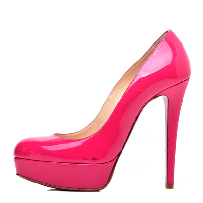 Christian Louboutin Patent Bianca 140 Pumps 37.5 Hot Pink 1 of 8
