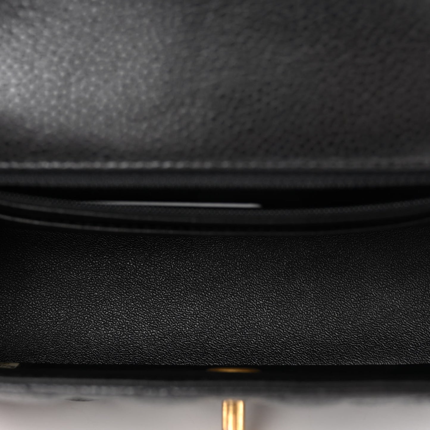 Caviar Quilted Mini Rectangular Flap Black