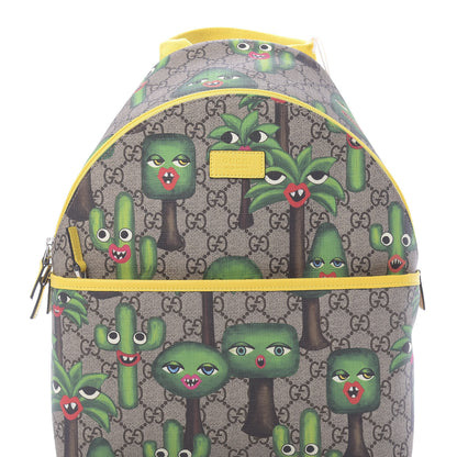 Gucci GG Supreme Monogram Smiling Plants Childrens Backpack 9 of 9